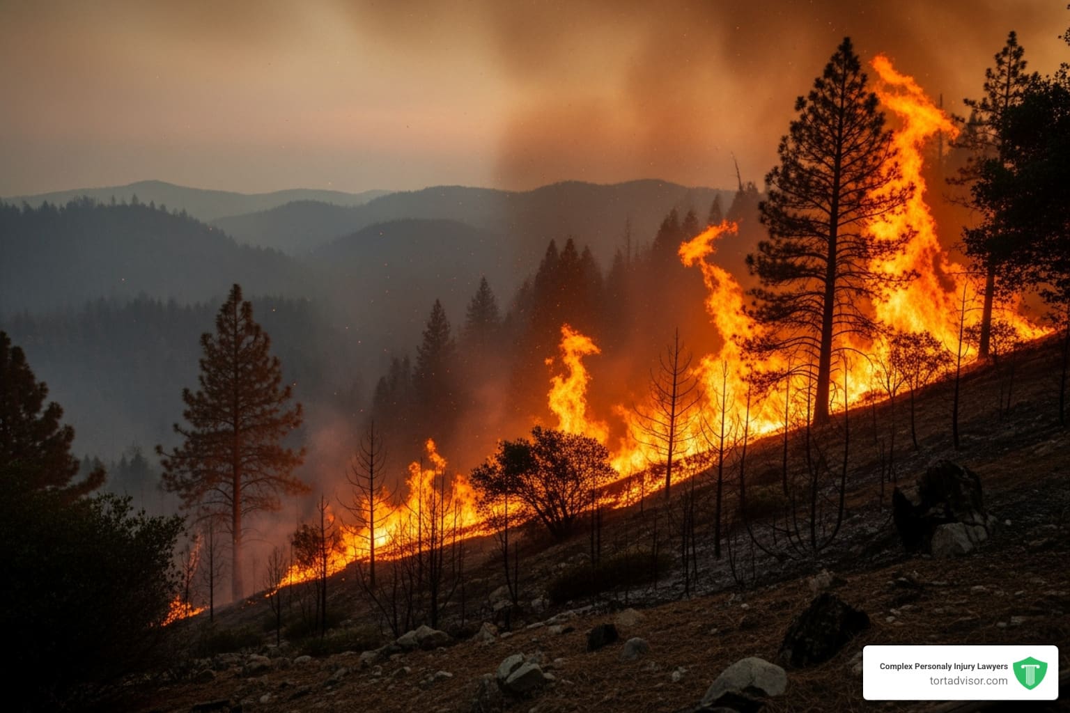california wildfire legal claims