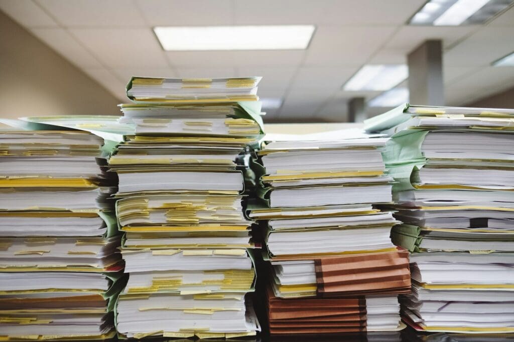 stack of medical records related to Tylenol Autism Lawsuit