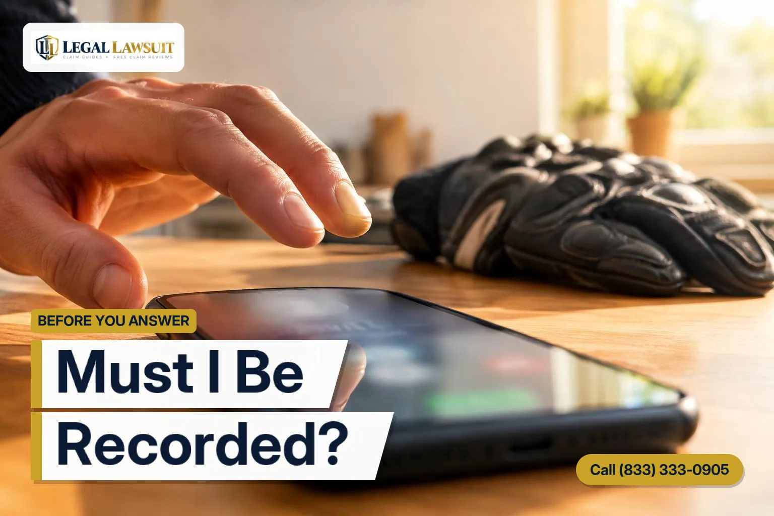 Phone awaiting an answer: do I have to give a recorded statement to insurance?