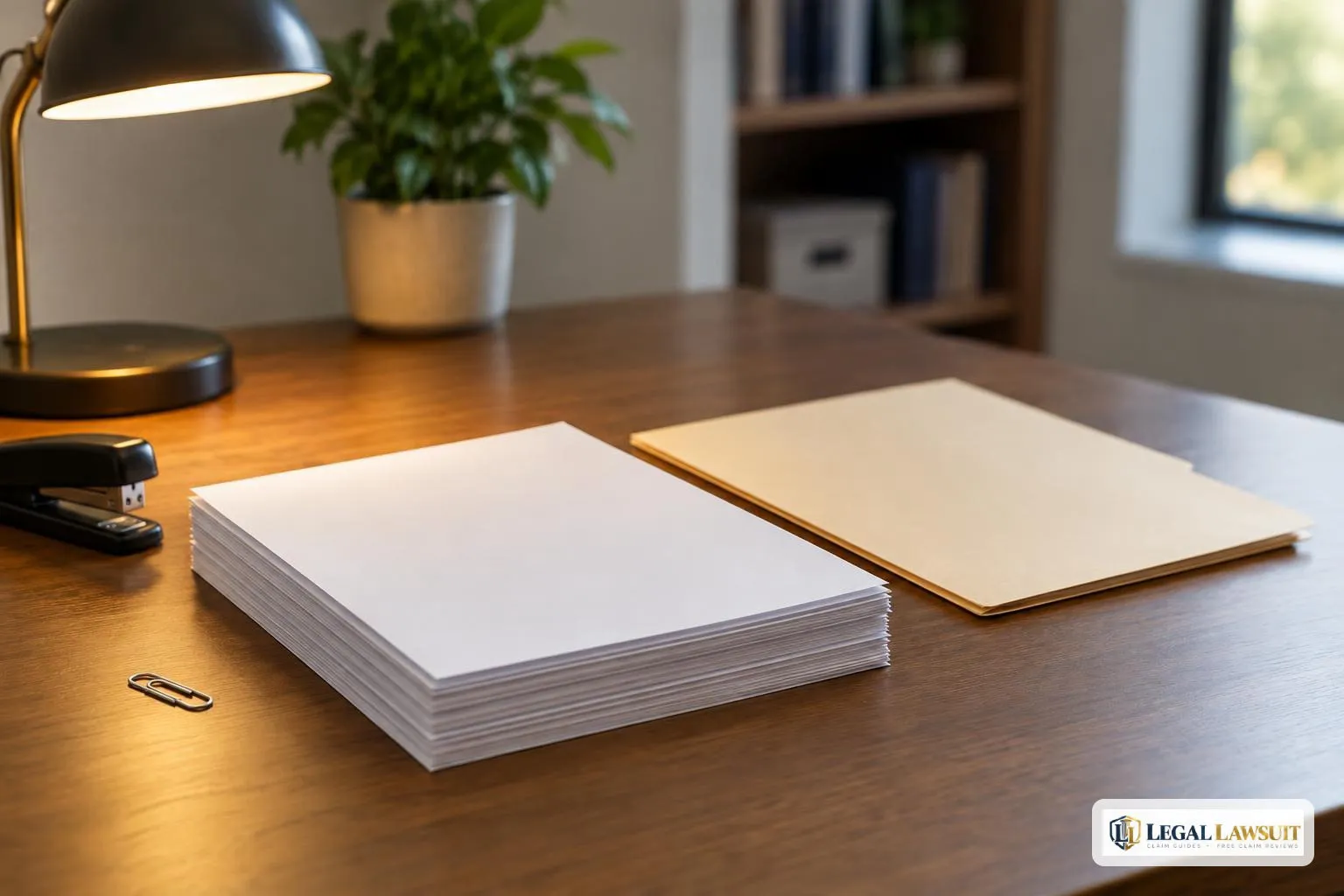 Stack of copied medical records on a desk, representing disability lawyer out-of-pocket expenses